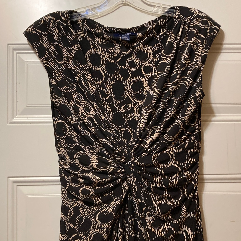 Chaps Elegant Patterned Dress S - image 2